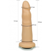 Телесная насадка Harness - 15,8 см. - LOVETOY (А-Полимер) - купить с доставкой в Саранске