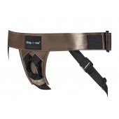 Бронзовый пояс для насадок Curious Harness - Strap-on-me - купить с доставкой в Саранске