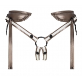 Бронзовый пояс для насадок Desirous Harness - Strap-on-me - купить с доставкой в Саранске