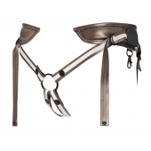 Бронзовый пояс для насадок Desirous Harness - Strap-on-me - купить с доставкой в Саранске
