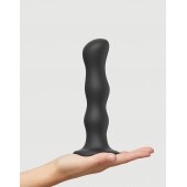 Черная насадка Strap-On-Me Dildo Geisha Balls size XL - Strap-on-me - купить с доставкой в Саранске