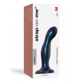 Темно-синяя насадка Strap-On-Me Dildo Plug Snaky size M - Strap-on-me - купить с доставкой в Саранске