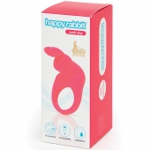 Розовое эрекционное виброкольцо Happy Rabbit Rechargeable Rabbit Cock Ring - Happy Rabbit - в Саранске купить с доставкой