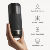 Черный мастурбатор с контролем всасывания Arcwave Pow Stroker - Arcwave - в Саранске купить с доставкой