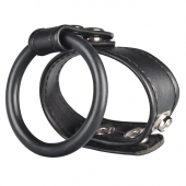 Двойное кольцо выносливости на пенис DUAL STAMINA RING - BlueLine - в Саранске купить с доставкой