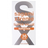 Ультратонкие презервативы Sagami Xtreme Superthin - 36 шт. - Sagami - купить с доставкой в Саранске