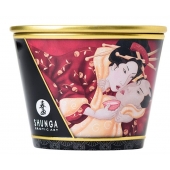 Массажная  свеча Sparkling Strawberry Wine с ароматом клубничного вина - 170 мл. - Shunga - купить с доставкой в Саранске