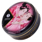 Массажная свеча Rose Petals с ароматом розы - 30 мл. - Shunga - купить с доставкой в Саранске