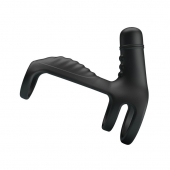 Черная вибронасадка на пенис Vibrating Penis Sling - Baile - в Саранске купить с доставкой