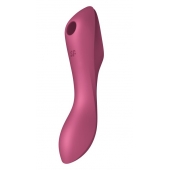 Малиновый вакуум-волновой вибростимулятор Satisfyer Curvy Trinity 3 - Satisfyer