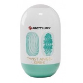 Бирюзовый мастурбатор-яйцо Twist Angel - Baile - в Саранске купить с доставкой