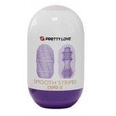 Сиреневый мастурбатор-яйцо Smooth Stripes - Baile - в Саранске купить с доставкой