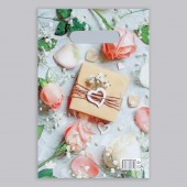 Полиэтиленовый пакет  Подарочек  с вырубной усиленной ручкой - 20 х 30 см. - Сима-Ленд - купить с доставкой в Саранске