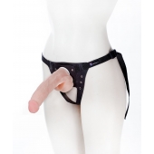Реалистичный фаллос на поясе Harness - 20,5 см. - LOVETOY (А-Полимер) - купить с доставкой в Саранске