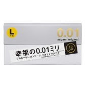 Презервативы Sagami Original 0.02 L-size увеличенного размера - 5 шт. - Sagami - купить с доставкой в Саранске