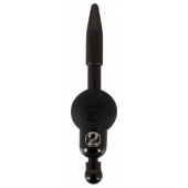 Черный уретральный вибростимулятор Vibrating Penis Plug - Orion - купить с доставкой в Саранске