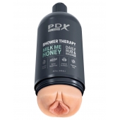 Телесный мастурбатор-вагина Shower Therapy Milk Me Honey - Pipedream - в Саранске купить с доставкой