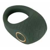 Зеленое эрекционное виброкольцо Luxurious Vibro Cock Ring - Orion - в Саранске купить с доставкой
