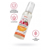 Съедобная гель-смазка Yovee «Двойной соблазн» с Д-пантенолом и вкусом клубники и дыни - 100 мл. - ToyFa - купить с доставкой в Саранске