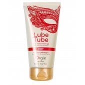 Интимный гель на водной основе Lube Tube Hot с разогревающим эффектом - 150 мл. - ORGIE - купить с доставкой в Саранске