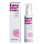 Съедобное согревающее массажное масло Love Me Tender Cotton Candy с ароматом сладкой ваты - 100 мл. - Love to Love - купить с доставкой в Саранске