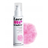 Съедобное согревающее массажное масло Love Me Tender Cotton Candy с ароматом сладкой ваты - 100 мл. - Love to Love - купить с доставкой в Саранске