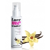 Съедобное согревающее массажное масло Love Me Tender Vanilla с ароматом ванили - 100 мл. - Love to Love - купить с доставкой в Саранске