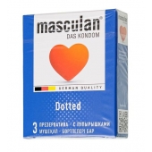 Презервативы с пупырышками Masculan Dotted - 3 шт. - Masculan - купить с доставкой в Саранске