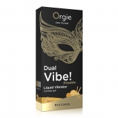 Съедобный гель Dual Vibe Pina Colada с эффектом вибрации и вкусом коктейля пина колада - 15 мл. - ORGIE - купить с доставкой в Саранске