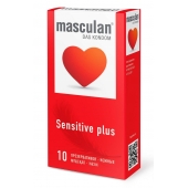 Презервативы Masculan Sensitive plus - 10 шт. - Masculan - купить с доставкой в Саранске