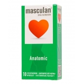 Презервативы анатомической формы Masculan Anatomic - 10 шт. - Masculan - купить с доставкой в Саранске