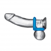 Комплект из 2 эрекционных колец-восьмерок 2-Pack Duo Cock And Ball Stamina Enhancement Ring - BlueLine - в Саранске купить с доставкой