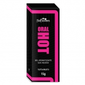 Гель для оральных ласк Oral Hot с согревающим эффектом - 15 гр. - HotFlowers - купить с доставкой в Саранске