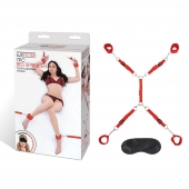 Красная фиксация на матрас Classic Bedspreader - Lux Fetish - купить с доставкой в Саранске