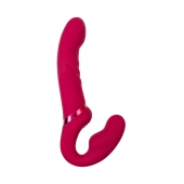 Малиновый безремневой страпон Lapis - 23 см. - Lovense - купить с доставкой в Саранске
