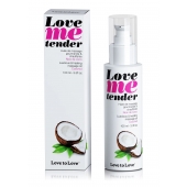 Съедобное согревающее массажное масло Love Me Tender Cocos с ароматом кокоса - 100 мл. - Love to Love - купить с доставкой в Саранске