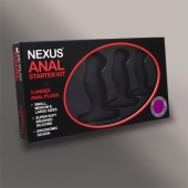 Набор из 3 массажеров простаты чёрного цвета NEXUS ANAL STARTER KIT - Nexus Range - в Саранске купить с доставкой