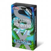 Презервативы Sagami Xtreme Mint с ароматом мяты - 10 шт. - Sagami - купить с доставкой в Саранске