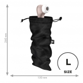 Черный мешочек для хранения игрушек Treasure Bag L - Satisfyer - купить с доставкой в Саранске