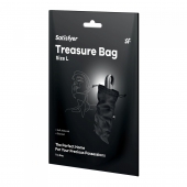 Черный мешочек для хранения игрушек Treasure Bag L - Satisfyer - купить с доставкой в Саранске