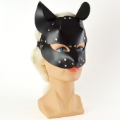 Черная кржаная маска Pussy - Sitabella - купить с доставкой в Саранске