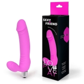 Розовый безремневой страпон Sexy Friend - 1137 - купить с доставкой в Саранске