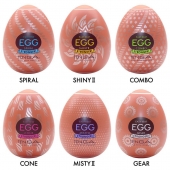 Набор из 6 мастурбаторов-яиц Tenga Egg Variety Pack V - Tenga - в Саранске купить с доставкой