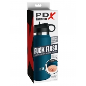 Мастурбатор-вагина в синей колбе F*ck Flask - Pipedream - в Саранске купить с доставкой