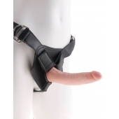 Страпон на виниловых трусиках Strap-on Harness Cock - 17,8 см. - Pipedream - купить с доставкой в Саранске