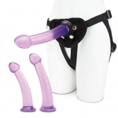 Тренировочный набор с тремя насадками Pegging Training Set - Lux Fetish - купить с доставкой в Саранске