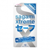 Презервативы Sagami Xtreme Ultrasafe с двойным количеством смазки - 10 шт. - Sagami - купить с доставкой в Саранске