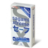 Презервативы Sagami Xtreme Ultrasafe с двойным количеством смазки - 10 шт. - Sagami - купить с доставкой в Саранске