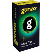 Прозрачные ультратонкие презервативы Ganzo Ultra thin - 15 шт. - Ganzo - купить с доставкой в Саранске