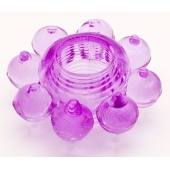 Мягкая фиолетовая гелевая насадка - Toyfa Basic - в Саранске купить с доставкой